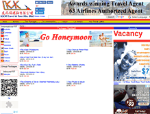 Tablet Screenshot of kkmtravelntours.com